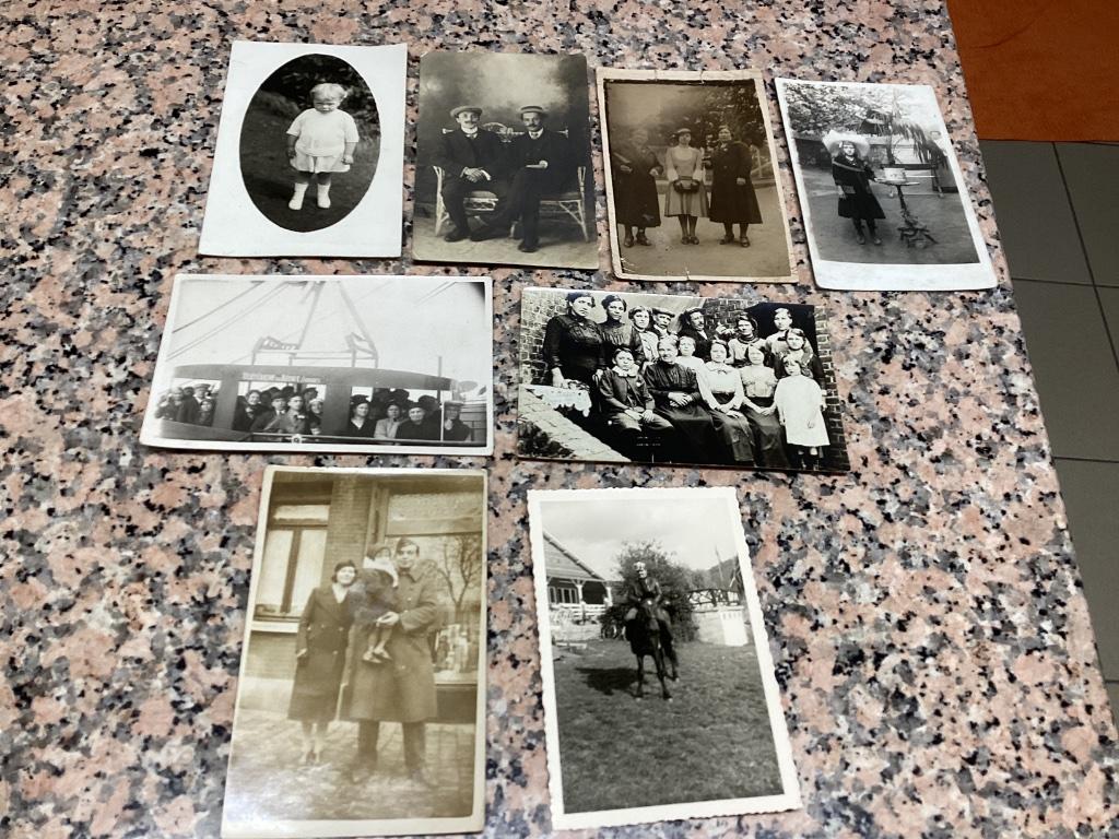 Lot van 8 oude foto’s, Verzamelen, Foto's en Prenten, Ophalen of Verzenden, Voor 1940, Gebruikt, Foto
