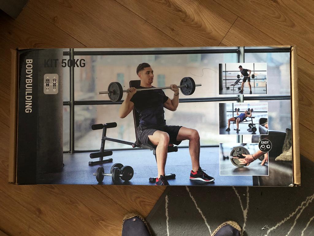 Kit 50kg Body Building, Ophalen