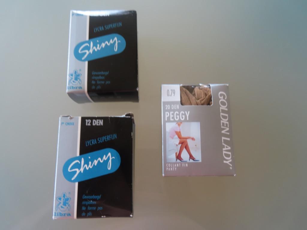 NIEUW : Panty Shiny Libra Lycra Ultrafijn (Lot van 3 paar), Overige typen, Bruin, Nieuw, Ophalen of Verzenden
