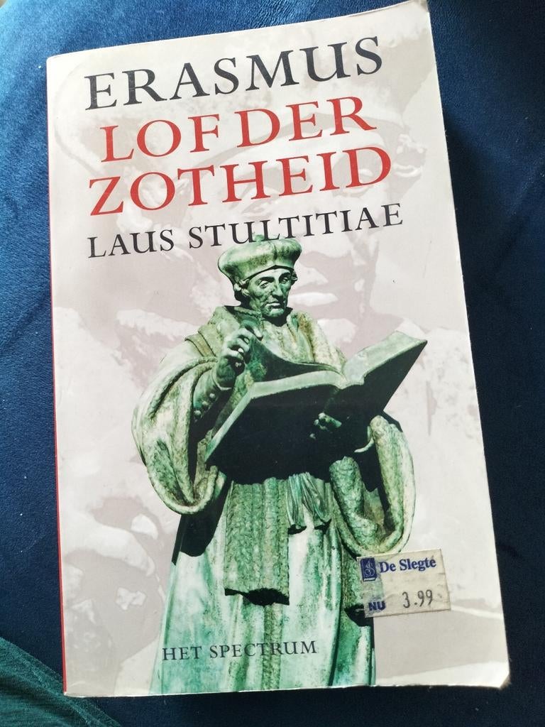 Desiderius Erasmus - Lof der zotheid = Stultitiae laus, Verzenden, Zo goed als nieuw, Desiderius Erasmus