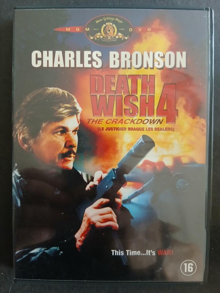 Death wish 4 the crackdown (1987) Charles Bronson, Vanaf 16 jaar, Ophalen of Verzenden, Zo goed als nieuw, Actie