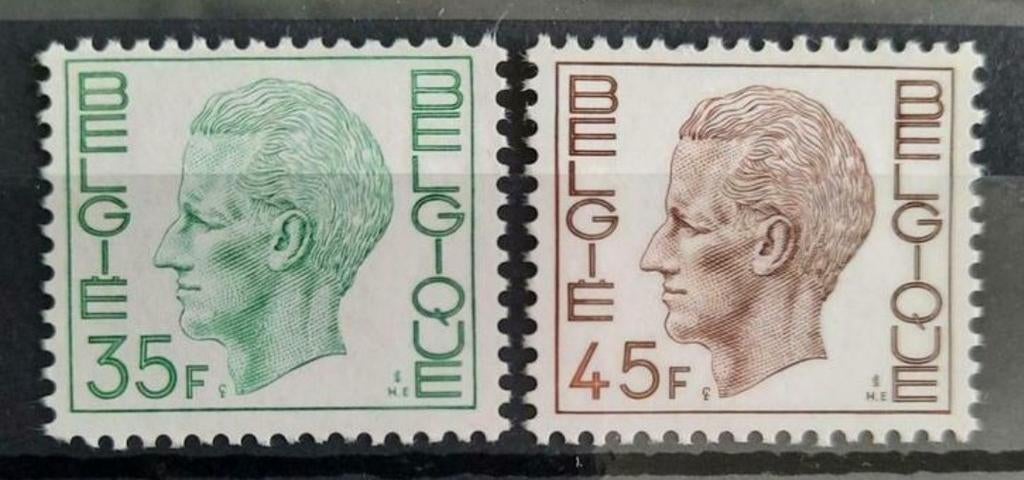 België: OBP 1984/85 ** Elström 1980., Koninklijk huis, Frankeerzegel, Ophalen of Verzenden, Zonder stempel