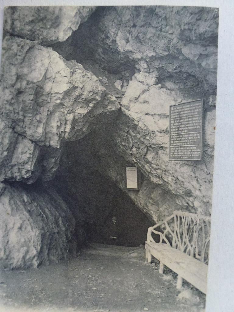 Carte Postale Postkaart Han-sur-Lesse Entrée de la Grotte, Verzenden, 1920 tot 1940, Gelopen, Namen