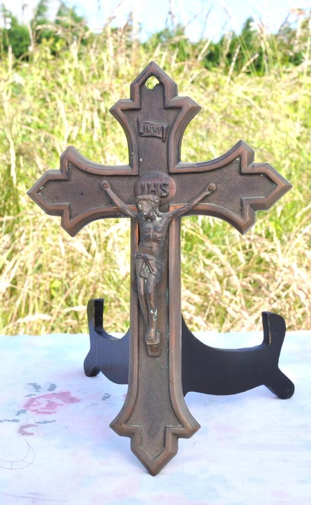 crucifix en laiton belgique jmpc, Enlèvement ou Envoi
