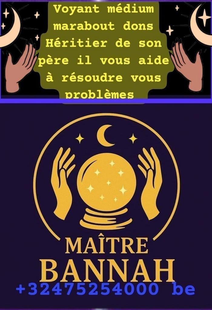 Grand professeur marabout voyant africain +32475254000 be, Enlèvement ou Envoi, Comme neuf