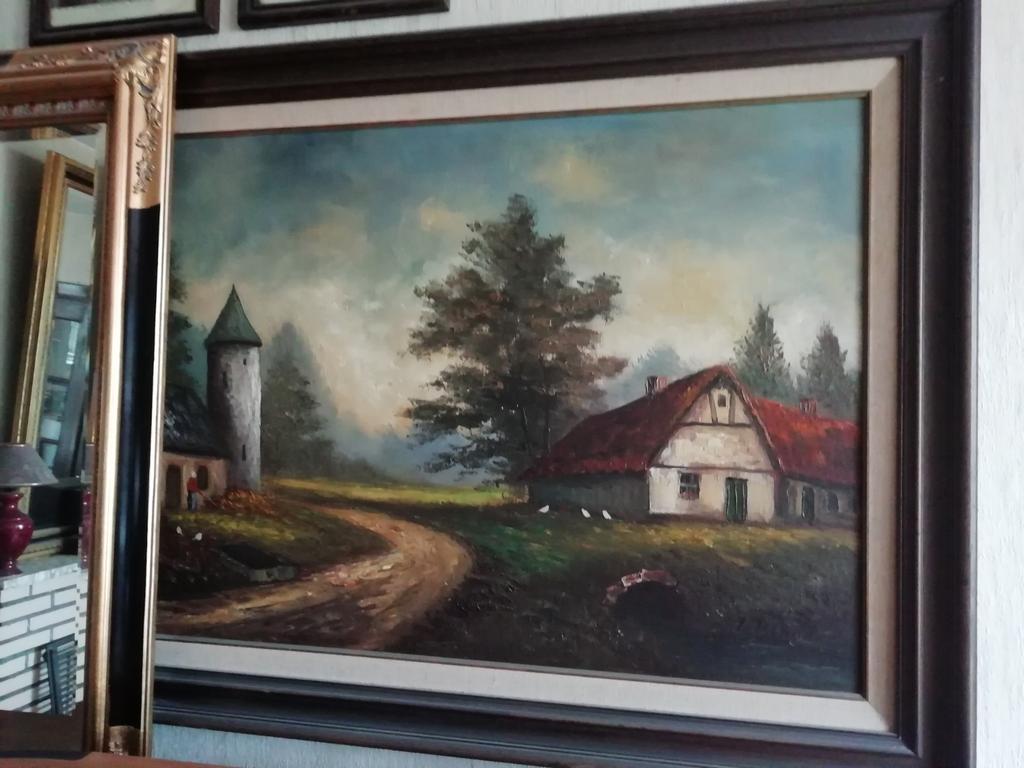 Grote schilderij, Antiek en Kunst, Ophalen