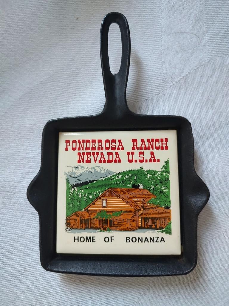 Ponderosa asbak, Verzamelen, Ophalen of Verzenden, Gebruikt, Asbak