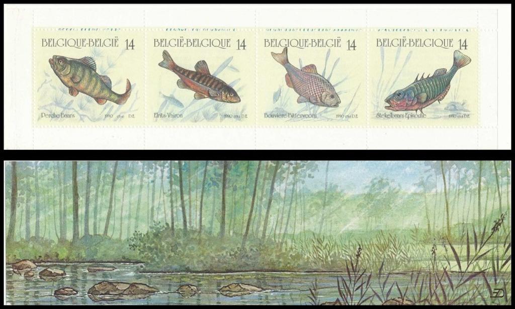 B20 Carnet de Timbres Poissons, Enlèvement ou Envoi, Timbre-poste, Neuf