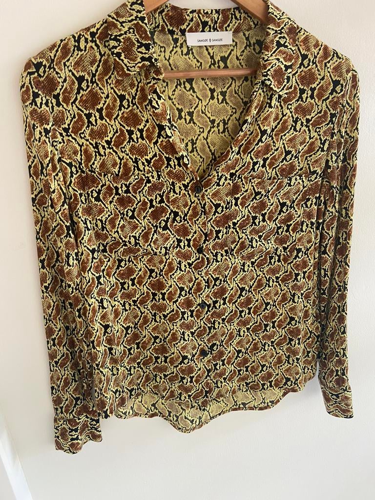 Samsoe & Samsoe blouse XS, Ophalen of Verzenden, Bruin