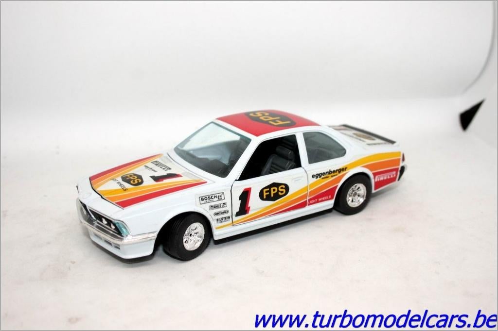 BMW 635 CSI 1/24 Burago, Enlèvement ou Envoi, Comme neuf, Voiture, Burago