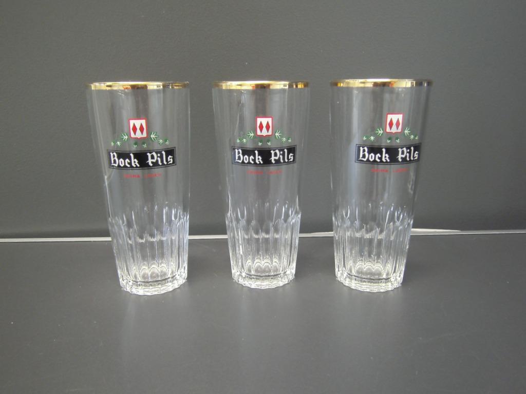 BOCK Pils PRIMA glazen van 25 cl, Verzamelen, Ophalen of Verzenden, Zo goed als nieuw, Bierglas