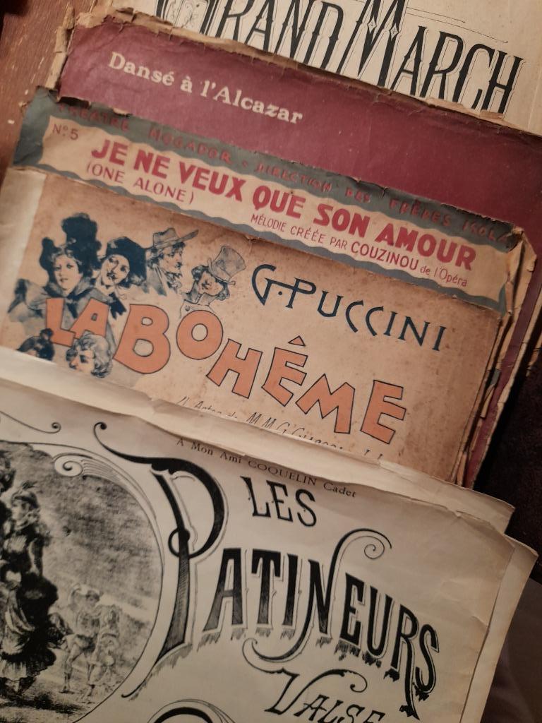 Partitions de musique anciennes, Musique & Instruments, Enlèvement ou Envoi, Utilisé, Thème, Autres genres