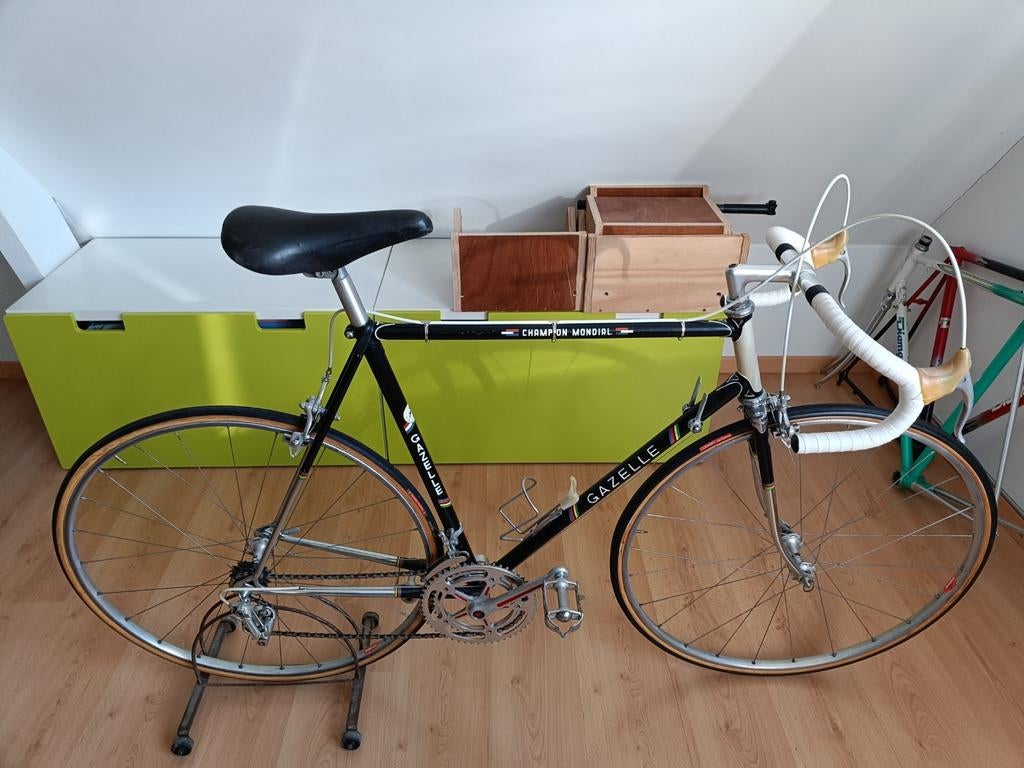 Tijdritfiets Gazelle. Volledig Campagnolo, Autres marques, Moins de 10 vitesses, Acier, Enlèvement