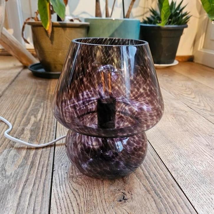 Mushroom lamp paars, Ophalen of Verzenden, Zo goed als nieuw