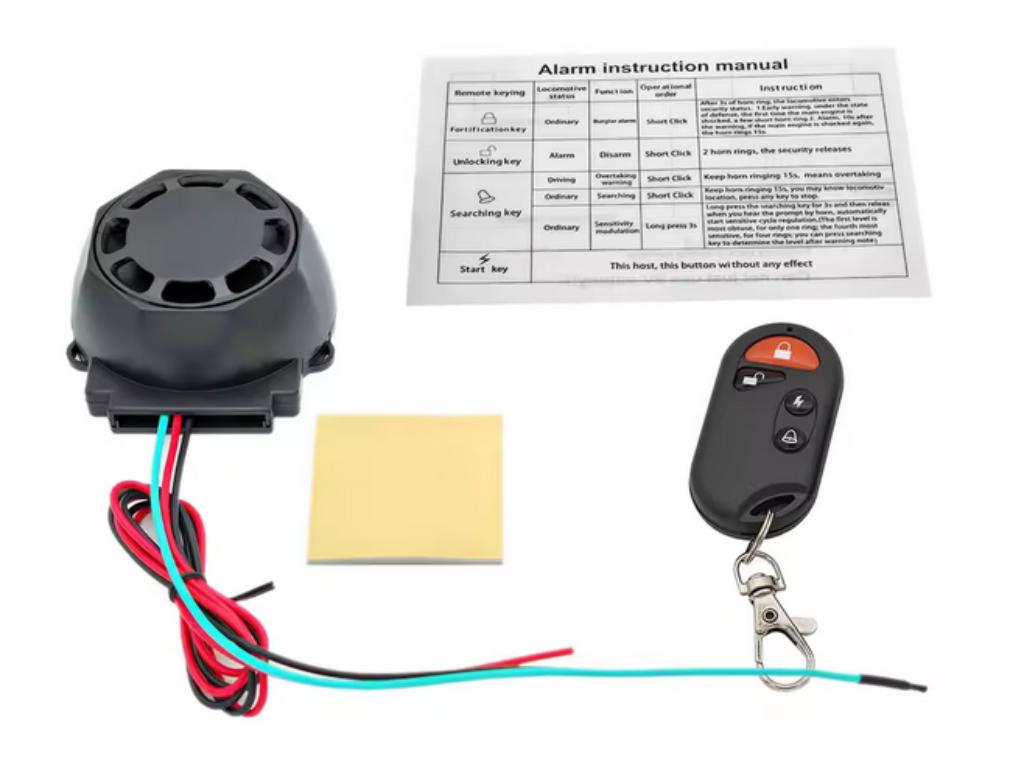 Brommer/moto alarm met afstandsbediening, Fietsen en Brommers, Ophalen of Verzenden, Nieuw