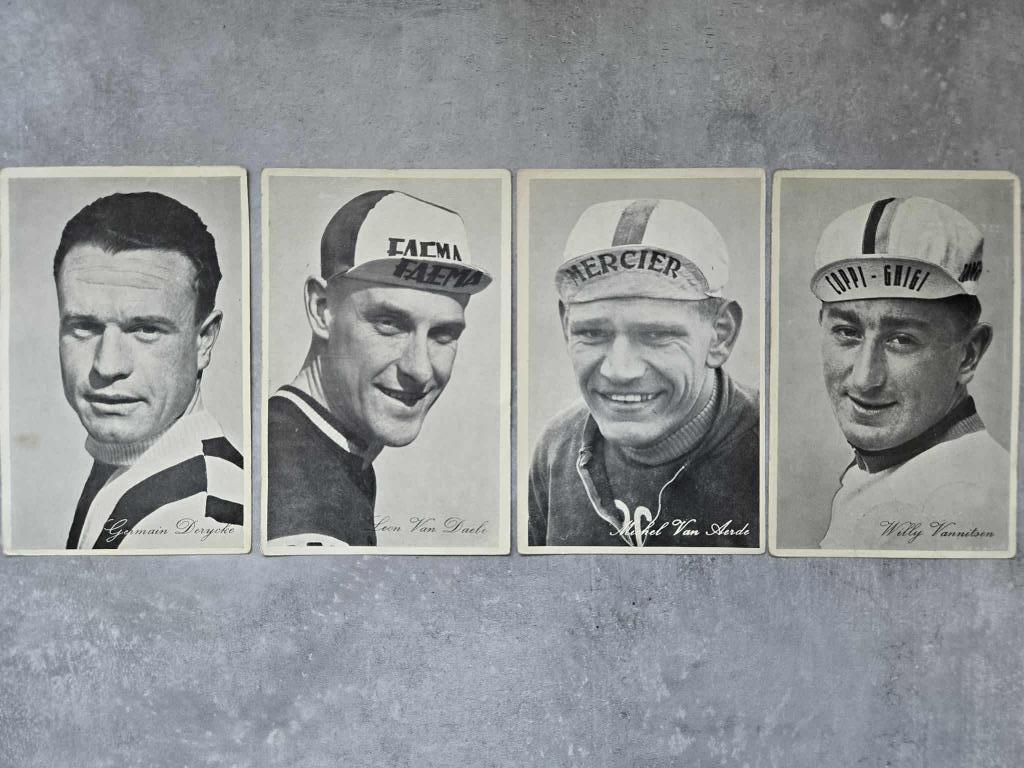 M. Van Aerde L. Van Daele W. Vannitsen Germain Derycke, Verzamelen, Gebruikt, Verzenden, 1940 tot 1960, Prent