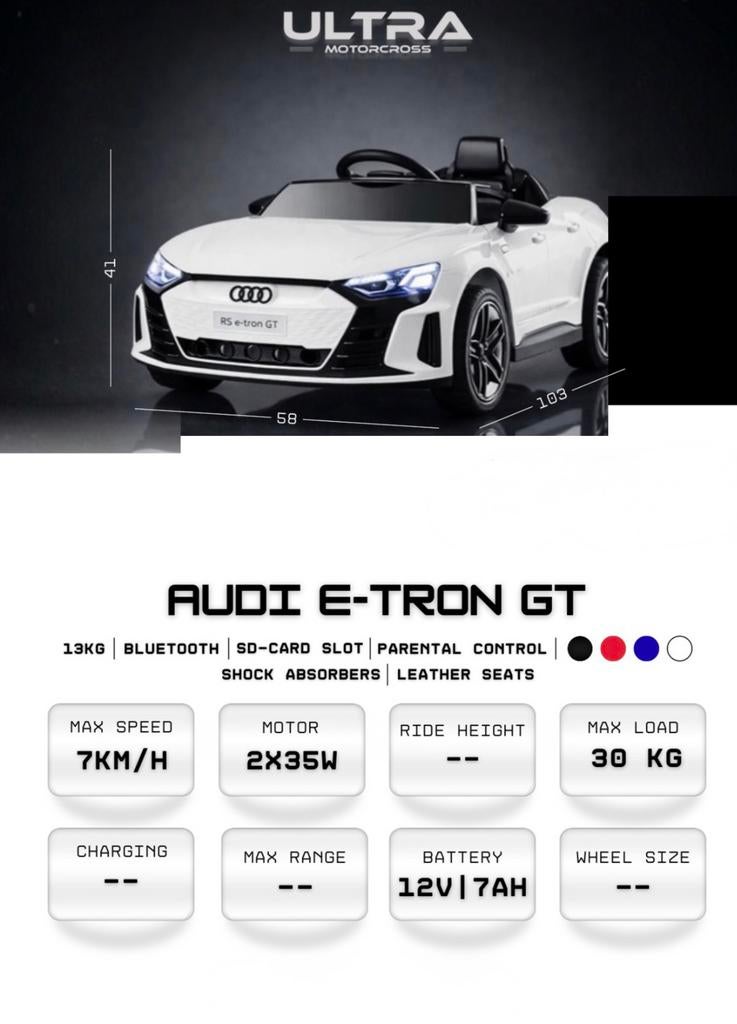 Nieuw Audi RS e-tron GT 12V Kinderauto op Accu, Ophalen of Verzenden, Nieuw