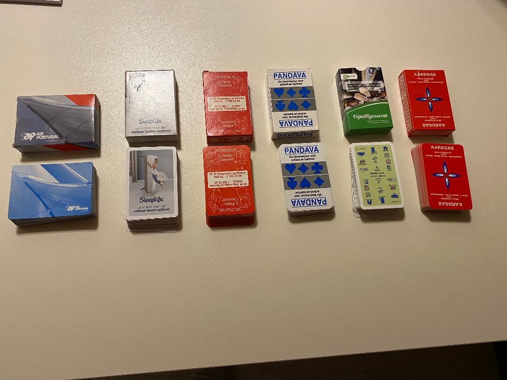 Speelkaarten nieuw 6 stuks, Collections, Cartes à jouer, Jokers & Jeux des sept familles, Comme neuf, Carte(s) à jouer, Enlèvement ou Envoi