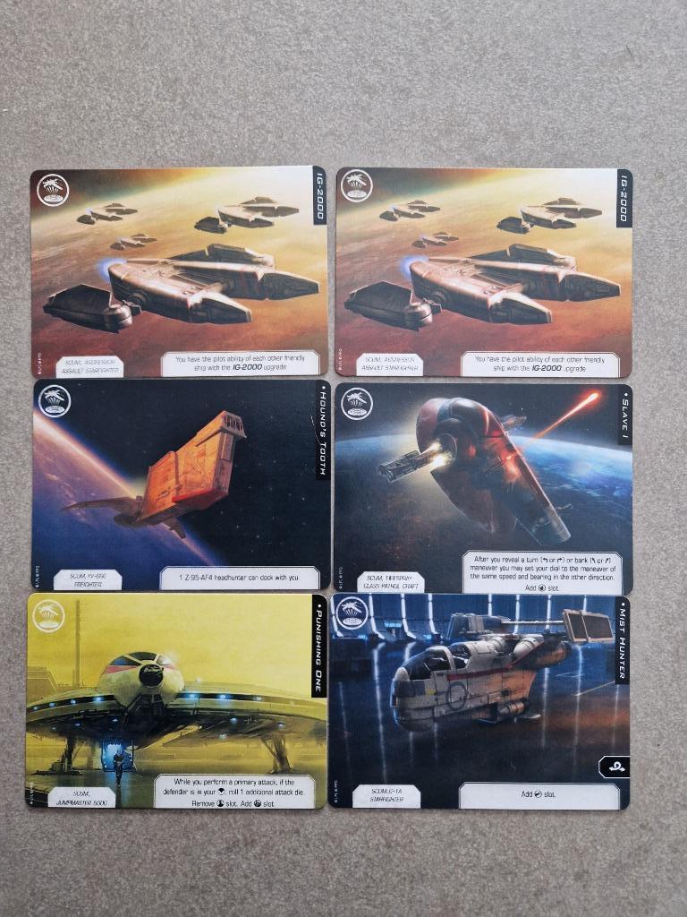 Star Wars X-Wing miniatures SOS 2108 Title cards promo FFG, Enlèvement ou Envoi, Comme neuf, Flight Fantasy games