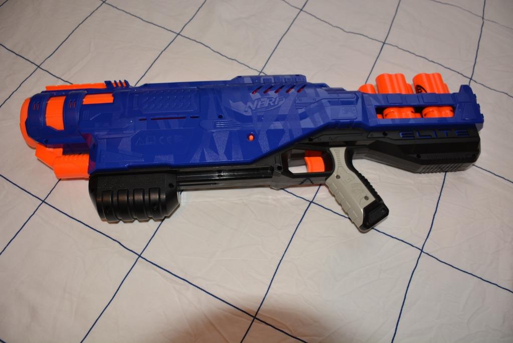 Nerf gun Trilogy DS-15 incl. 5 patronen met 3 pijltjes, Enlèvement, Utilisé