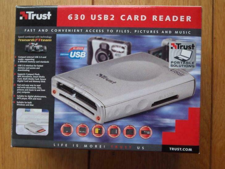 cardreader usb trust 630, Ophalen of Verzenden, Gebruikt