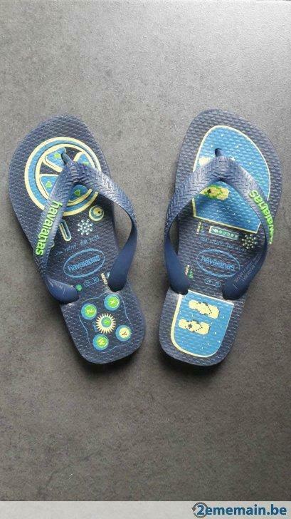 Tongs garçon Havaianas - pointure 29-30, Garçon, Enlèvement ou Envoi, Comme neuf, Autres types