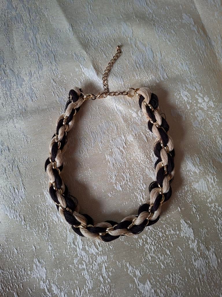 Korte modieuze ketting, Ophalen of Verzenden