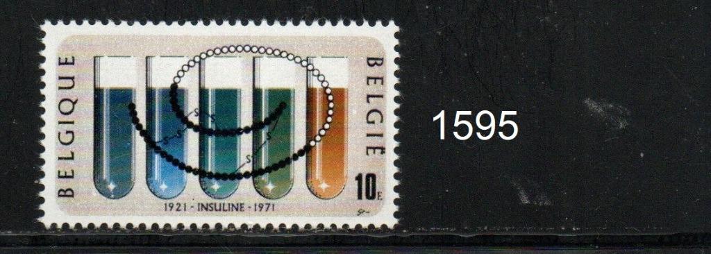 Timbre neuf ** Belgique N 1595, Enlèvement ou Envoi, Non oblitéré, Neuf