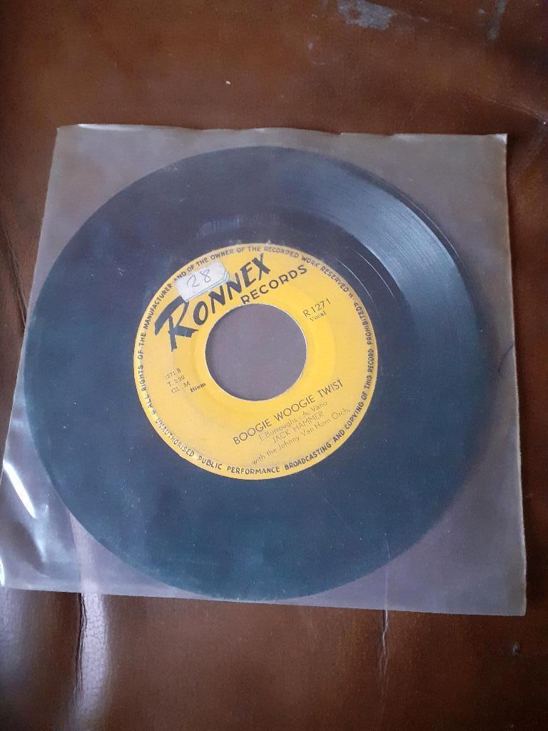 45T Jack Hammer : Boogie woogie twist/Twistin' king (Belpop), Ophalen of Verzenden