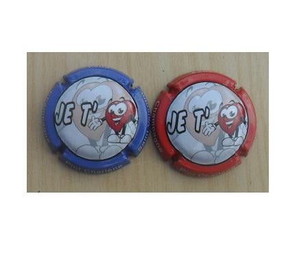 Champagne capsules - Piot Charlene 13-13a  Je t'.. (L 7870), Envoi