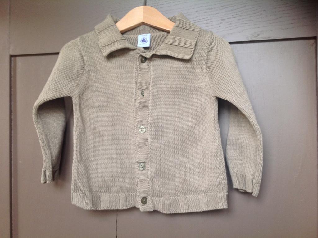 Gilet Petit Bateau - 2 ans, Garçon ou Fille, Pull ou Veste, Enlèvement, Utilisé
