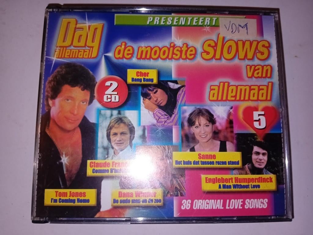 cd box de mooiste slows van allemaal 5, Ophalen of Verzenden, Zo goed als nieuw, Nederlandstalig, Boxset