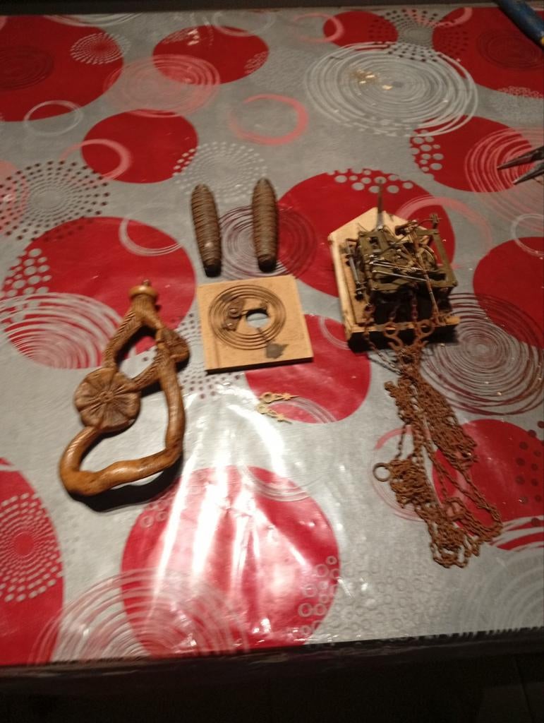 Set reserveonderdelen voor koekoeksklokken, Ophalen of Verzenden