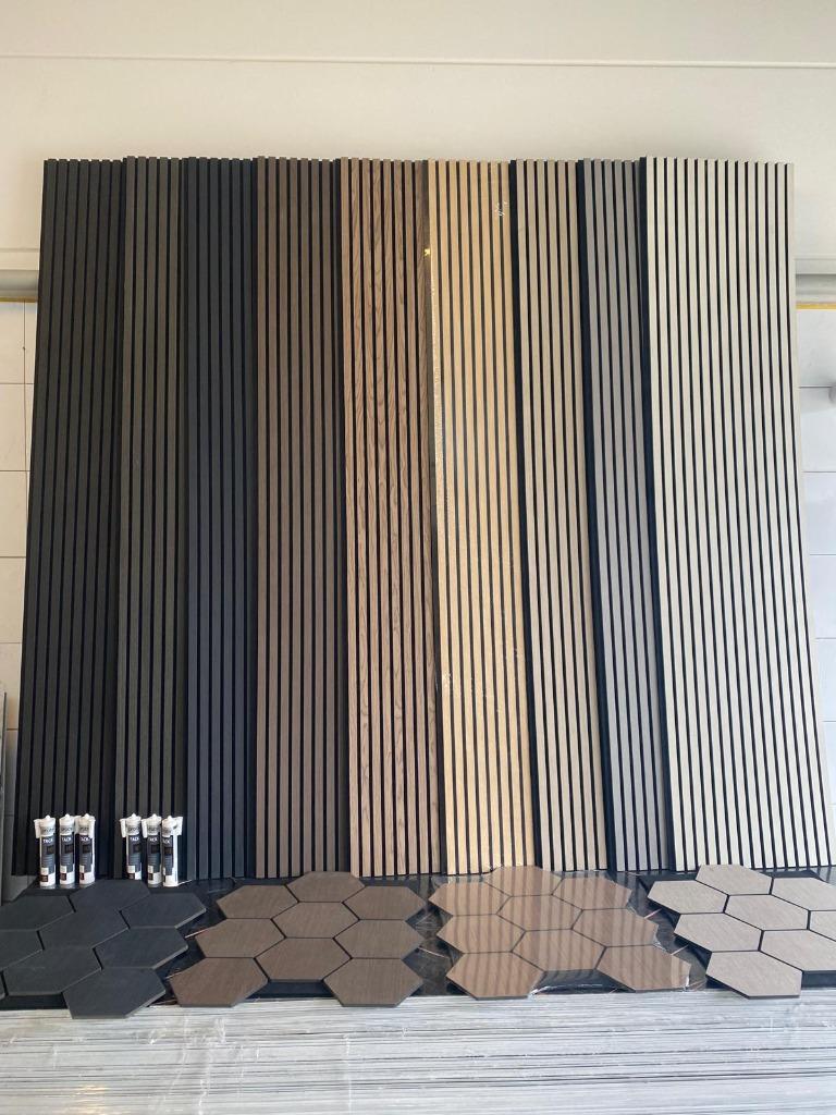 Akoeshtische Panelen 260x60cm 21mm voor Groothandel, Doe-het-zelf en Bouw, Platen en Panelen, Nieuw, Hout, 20 tot 50 mm, Ophalen of Verzenden