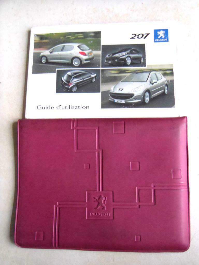 Manuel d'utilisation Peugeot 207 avec sa pochette, Enlèvement ou Envoi