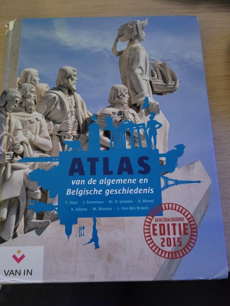 Atlas van de Algemene en Belgische geschiedenis (Van In), Boeken, Gelezen, ASO, Geschiedenis, Ophalen of Verzenden