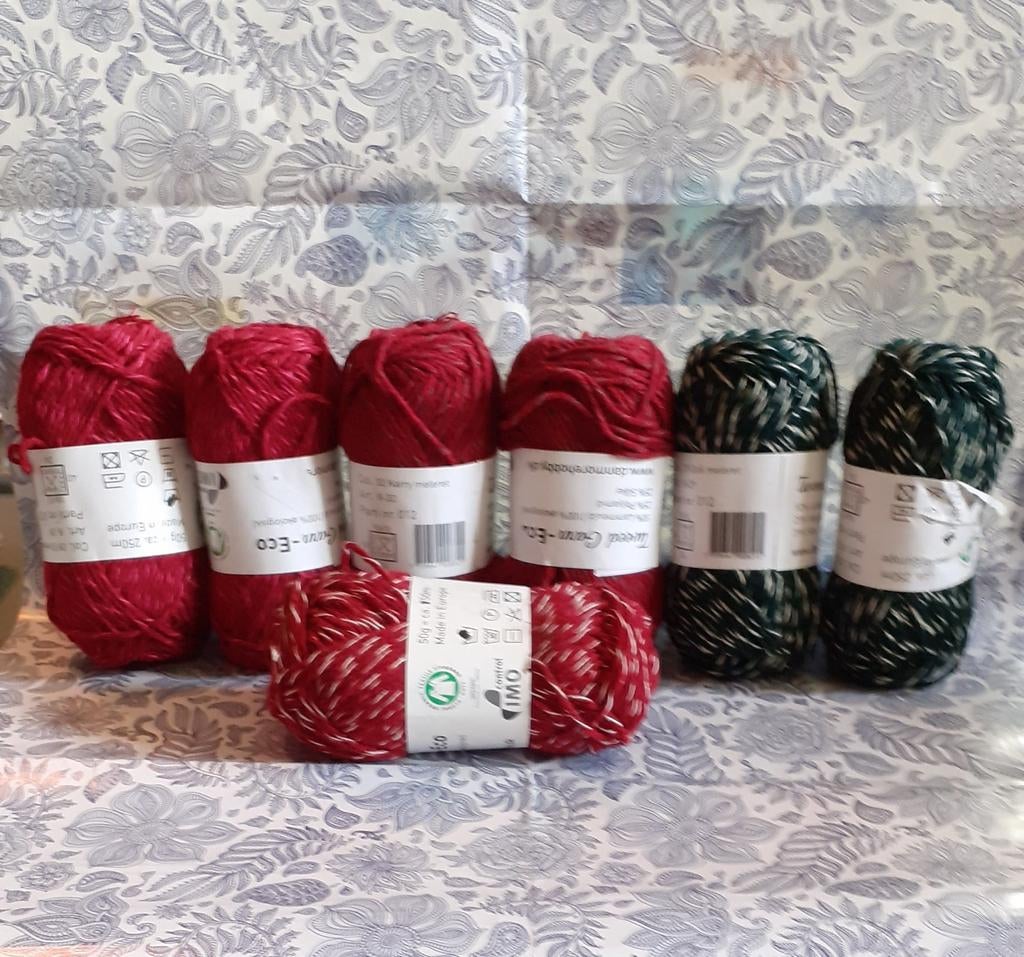 lot de 7 pelotes de laine chinée 4 couleurs differentes, Hobby en Vrije tijd, Breien en Haken, Nieuw, Breien, Wol of Garen, Ophalen of Verzenden