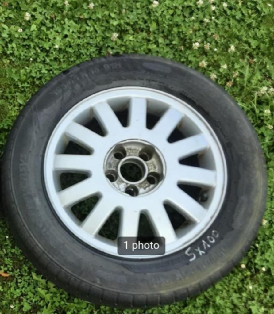 1 jantes alliage 15 pouces originale Audi A3 8L( 5x100 ), Enlèvement ou Envoi, Chrysler