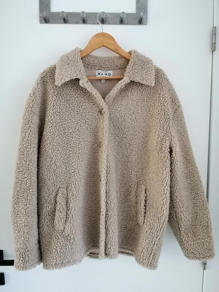 Jas van NA-KD, Ophalen, Beige, Na-kd, Zo goed als nieuw