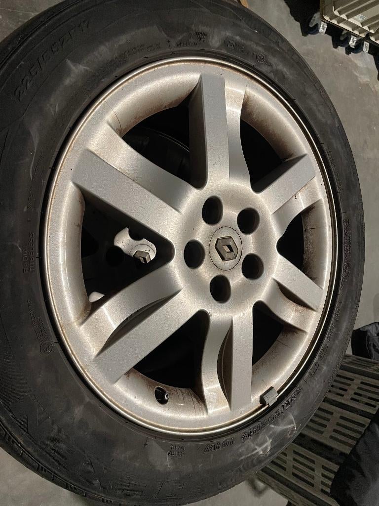 Aluminium velgen Renault Espace (225 / 55 ZR17), Autos : Pièces & Accessoires, Pneus & Jantes, Véhicule de tourisme, Pneus été