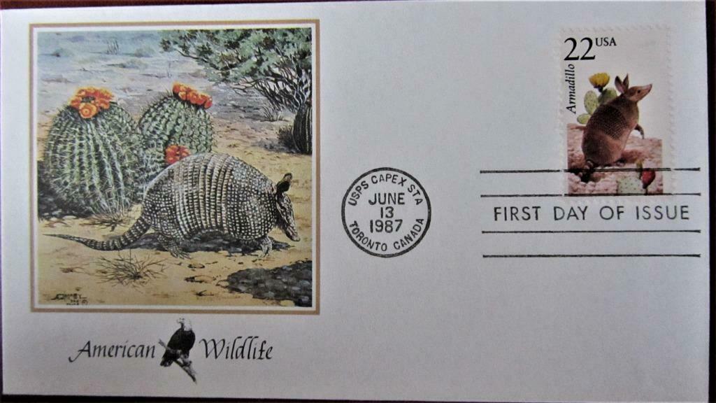 FDC- U.S.A.- AMERICAN WILDLIFE- GORDELDIER, Ophalen of Verzenden, Gestempeld, Dier of Natuur