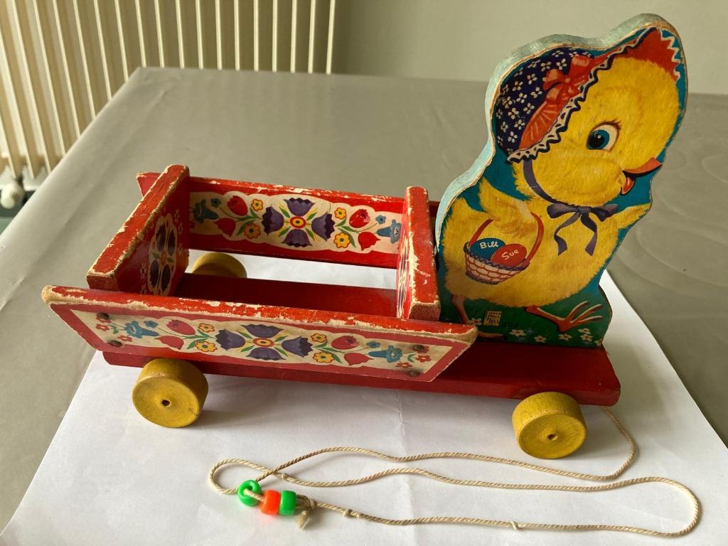 Chick Cart Fisher Price 1954-1956, Antiquités & Art, Antiquités | Jouets, Enlèvement