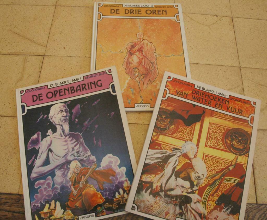 stripverhaal : de blank Lama, Neuf, Jodorowski, Plusieurs BD, Enlèvement ou Envoi