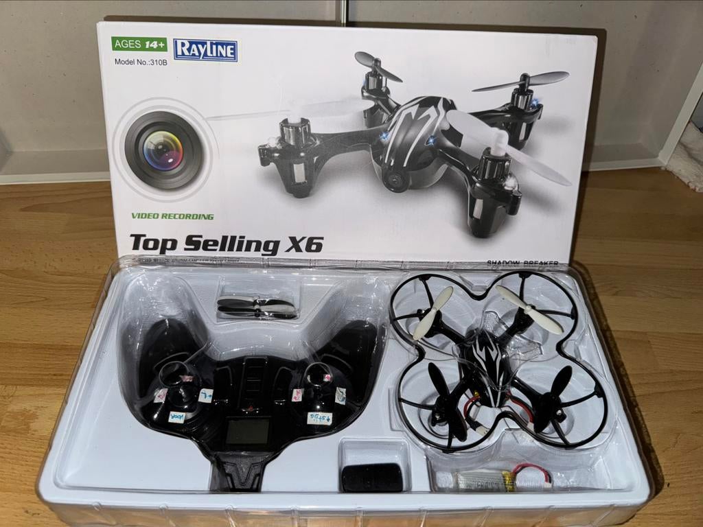 Drone RC Top Selling X6 met video, Ophalen, Zo goed als nieuw