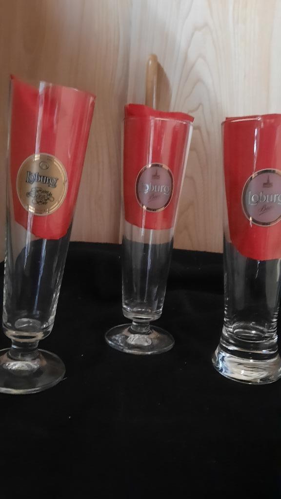 glas LOBURG, Ophalen of Verzenden, Bierglas
