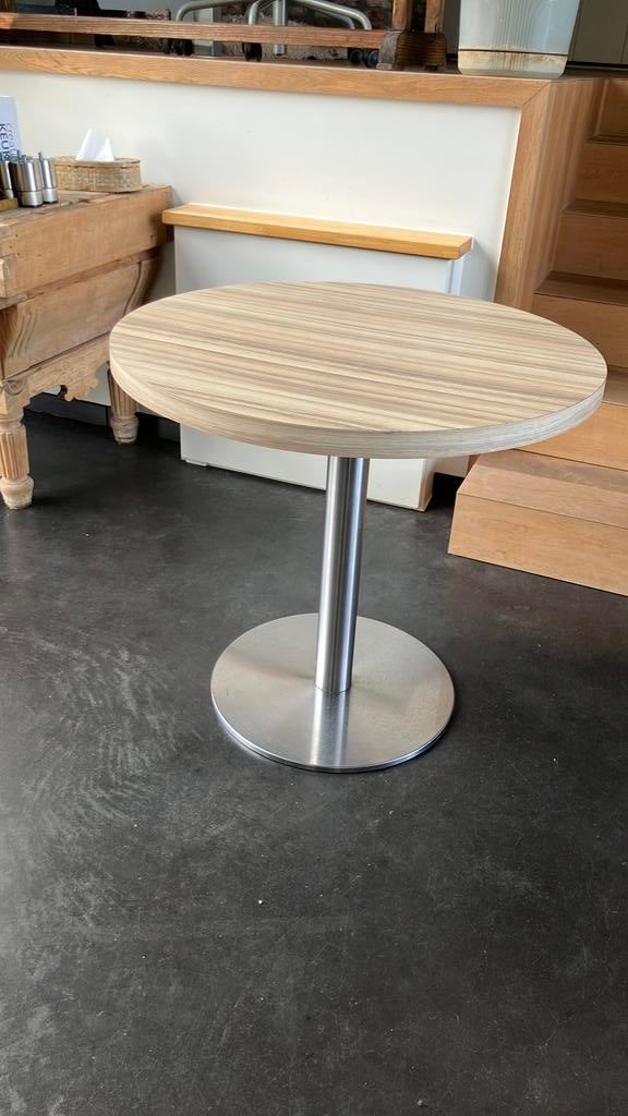 Rond tafeltje dia 80cm, Ophalen, Gebruikt