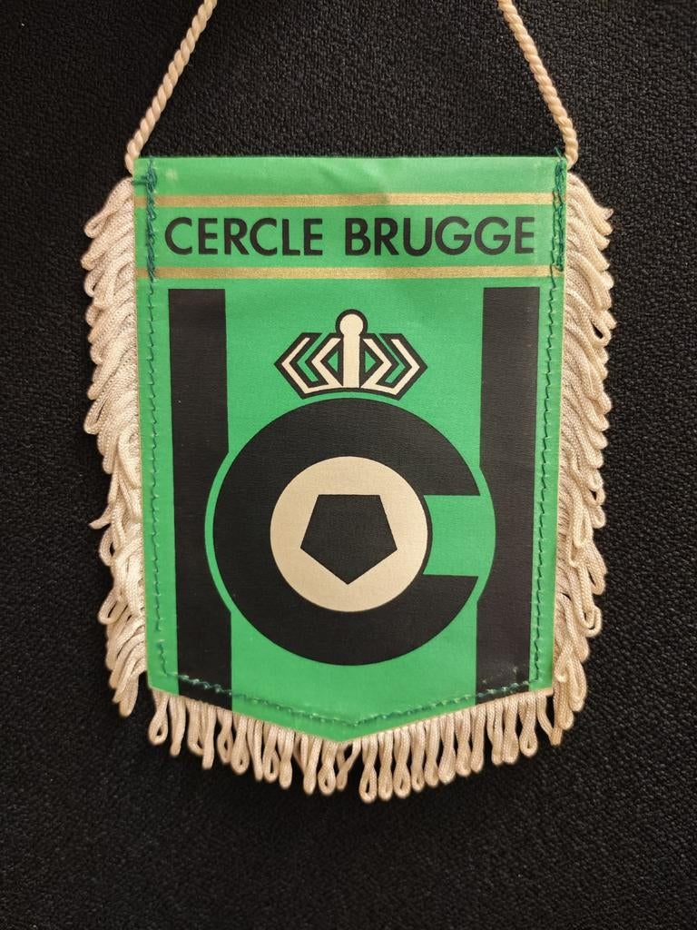 1980s Cercle Brugge wimpel vaantje vaandel vlag, Enlèvement ou Envoi