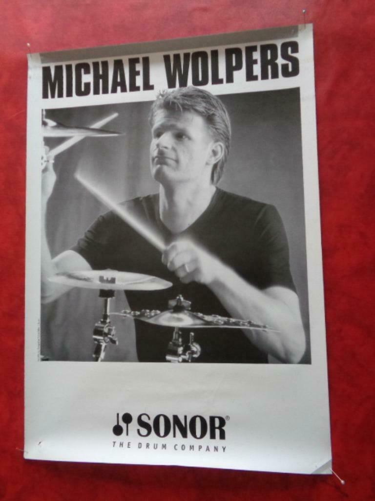 Poster Sonor: "Michael WOLPERS". Vintage, Ophalen of Verzenden