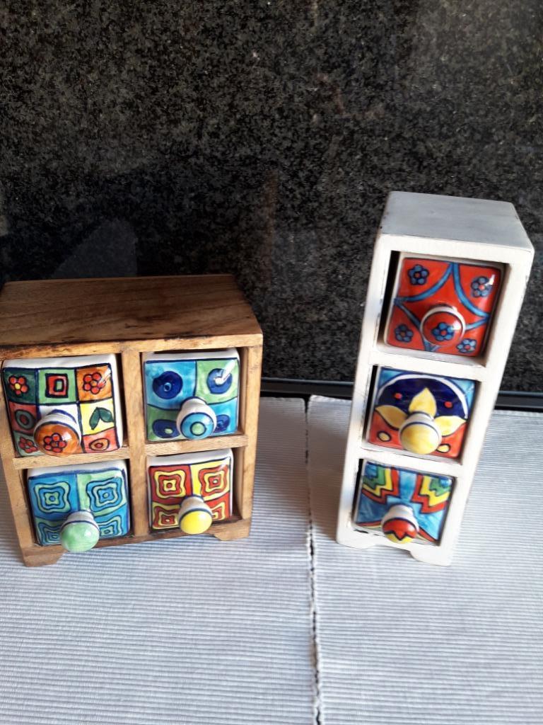 deco kastjes, bruin, Ophalen