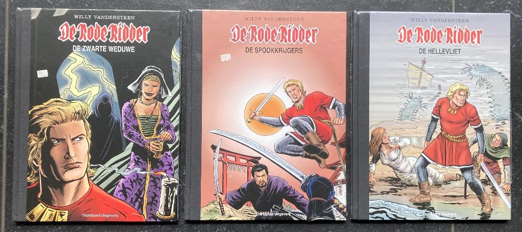 De Rode Ridder - 3 strips - Standaard uitgaven Luxe, Boeken, Nieuw, Ophalen of Verzenden, Marc Legendre; Willy Vandersteen, Meerdere stripboeken